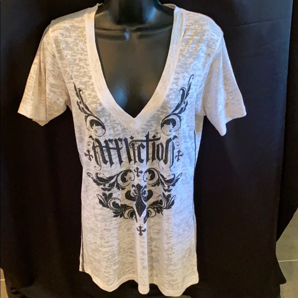 Affliction cross T-shirt
